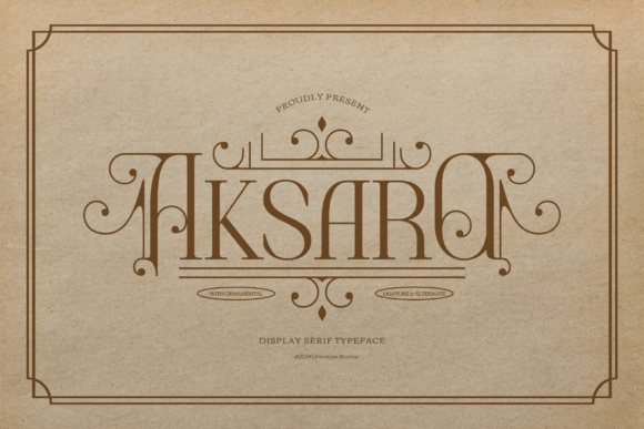 Aksaro: A Vintage Font for Modern Brands