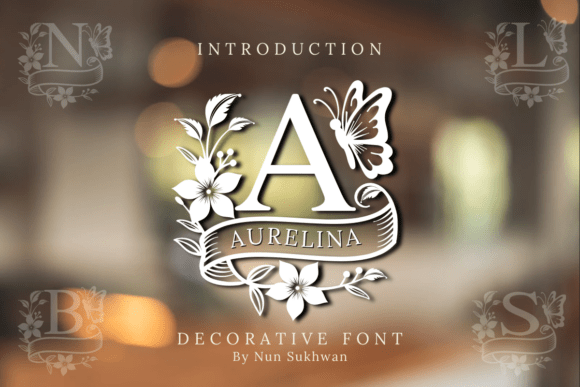 Aurelina Monogram Font