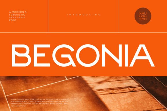 Begonia: A Modern Sans Serif for Elegant Design