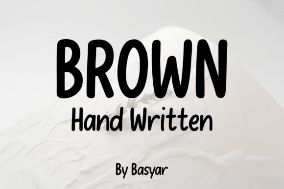 Brown Hand Written Font Review