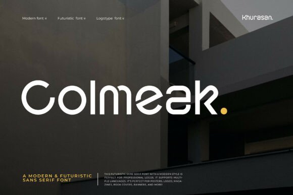 Colmeak: A Modern Sans Serif for Futuristic Branding