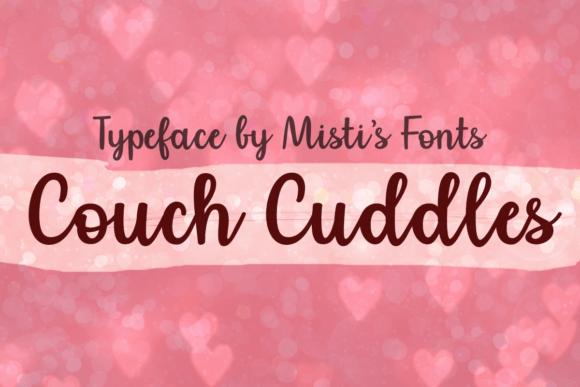 Couch Cuddles Font for Web Design