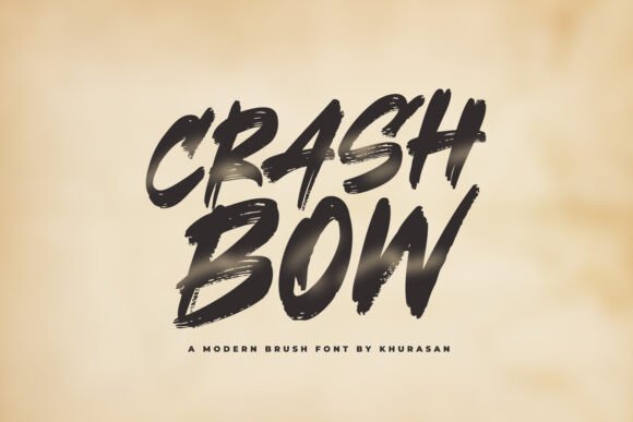 Crashbow Font for Creative Makers