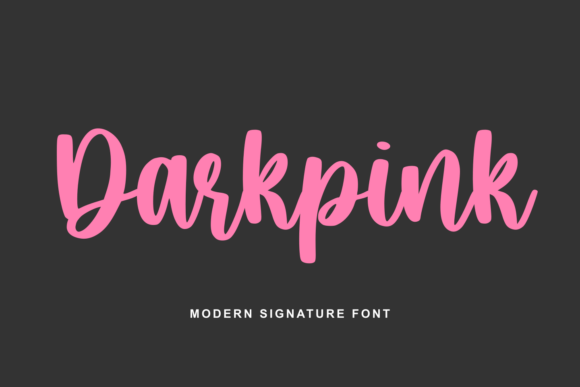 Darkpink Font for Creative Projects