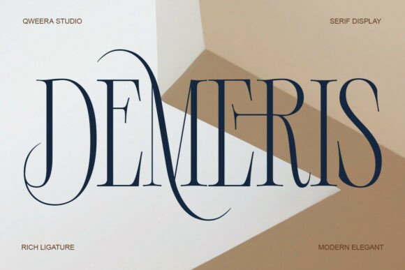 Demeris Font: Elegant Serif for Editorial Design