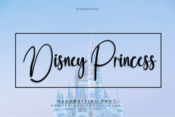 Disney Princess Font for Business Branding