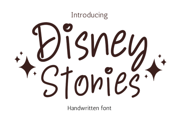 Disney Stories Font for Creative Projects