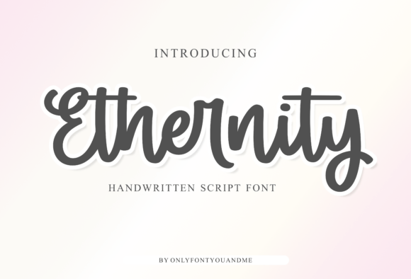 Ethernity Font for Creative Projects