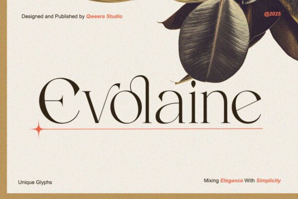 Evolaine: A Serif Font for Elegant Branding