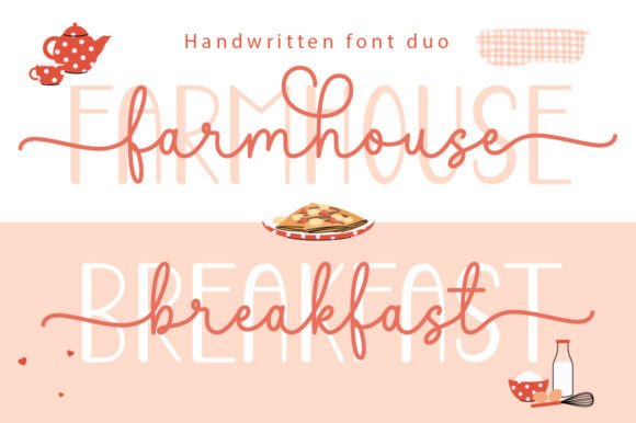 Farmhouse Breakfast Duo Font