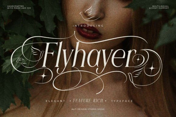 Flyhayer Font: Elegant Serif for Creative Campaigns