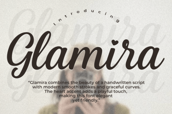 Glamira Script Font for Elegant Branding