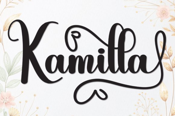 Kamilla: A Handwritten Font for Creative Expression