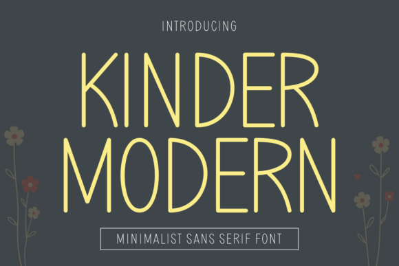 Kinder Modern Font Review