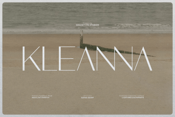 Kleanna Font: Modern Sans Serif for Editorial Design