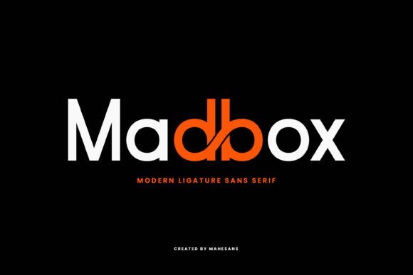 Madbox – A Modern Sans Serif Font