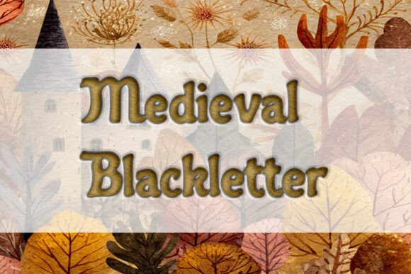 Medieval Blackletter Font for Business Identity