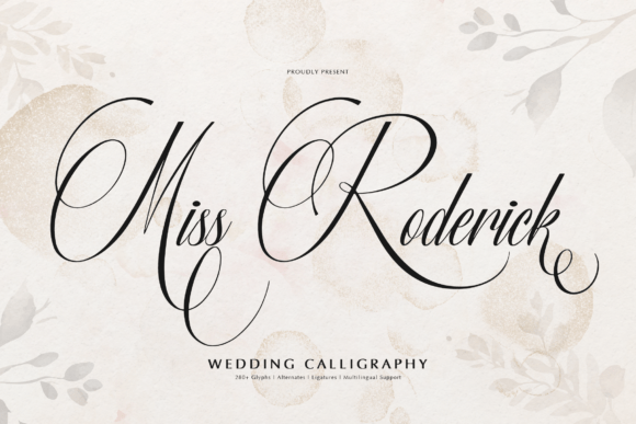 Miss Roderick Font for Elegant Branding