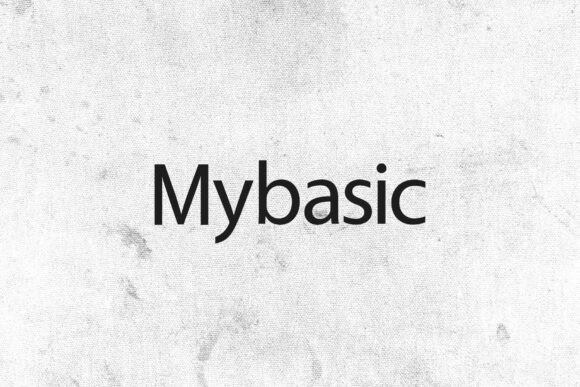 Mybasic: A Modern Font for Creative Projects
