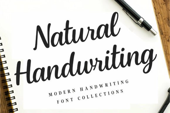 Natural Handwriting Font for Business Branding