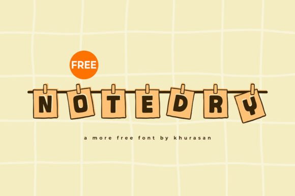 Notedry: A Modern Font for Creative Projects