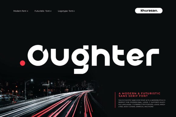 Oughter: A Modern Font for Digital Marketing