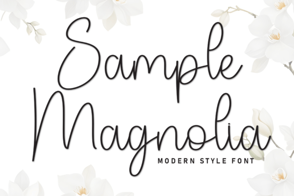 Sample Magnolia Font