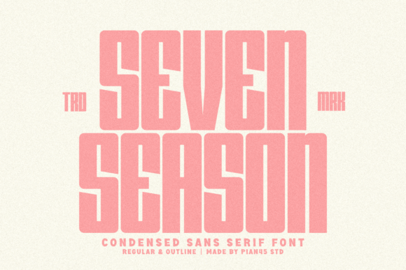 Seven Season Font for Bold Branding