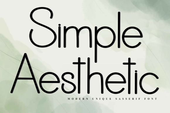 Simple Aesthetic Font for Business