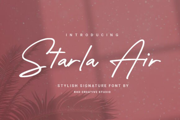 Starla Air Font for Elegant Branding