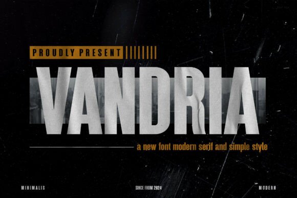 Vandria Font for Web Design