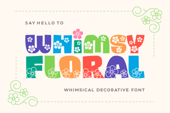 Whimsy Floral Font Review
